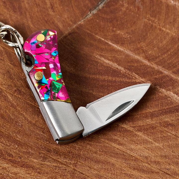 Porte-clés couteau pliant pendentif Western Flower Bullhead à plusieurs éléments - image 5