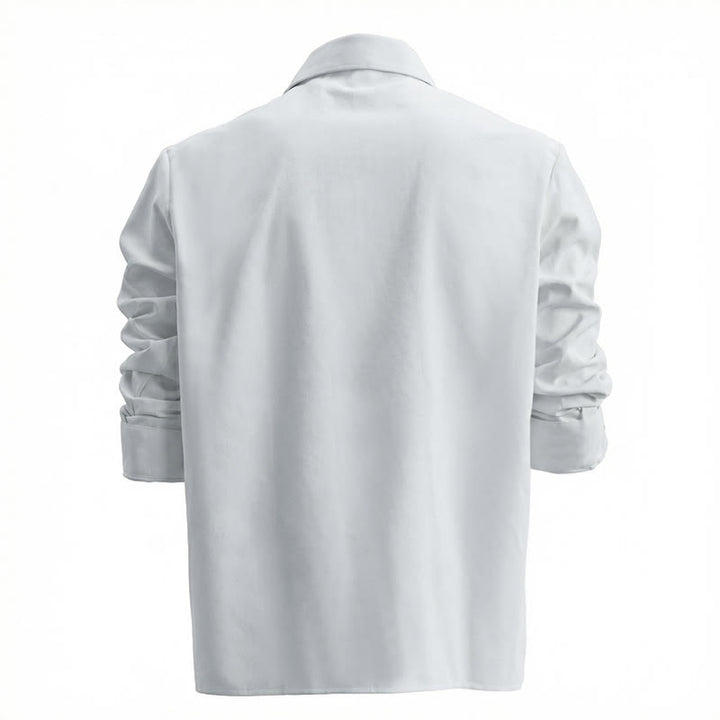 Chemise à poches poitrine doubles imprimée taureau et flèche pour homme, style western - image 3