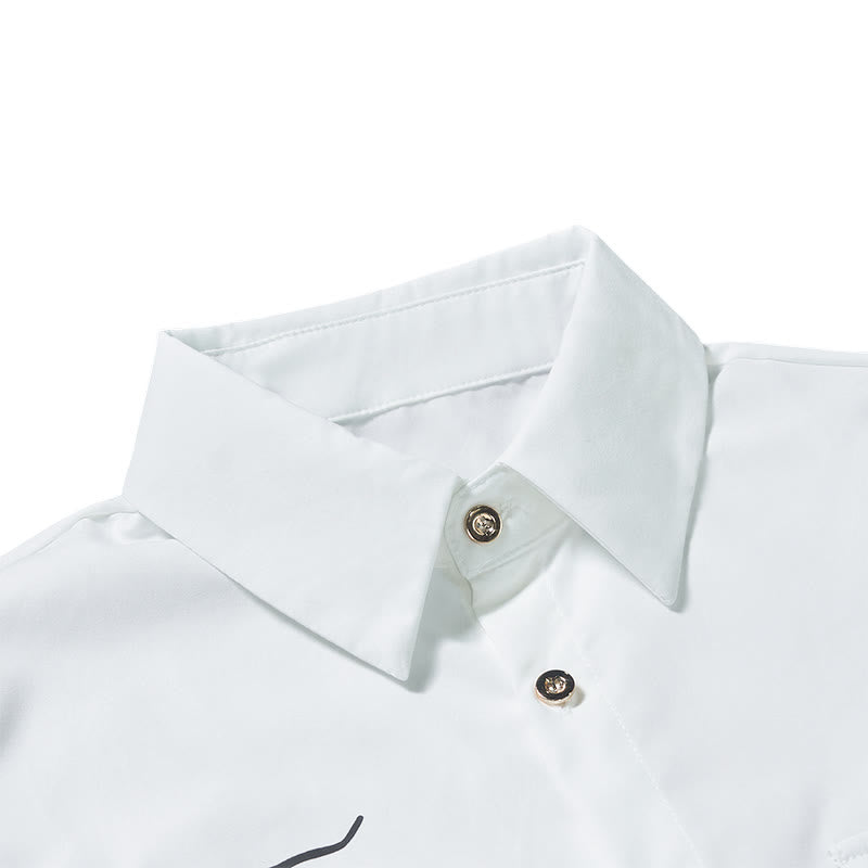 Chemise à poches poitrine doubles imprimée taureau et flèche pour homme, style western - image 4