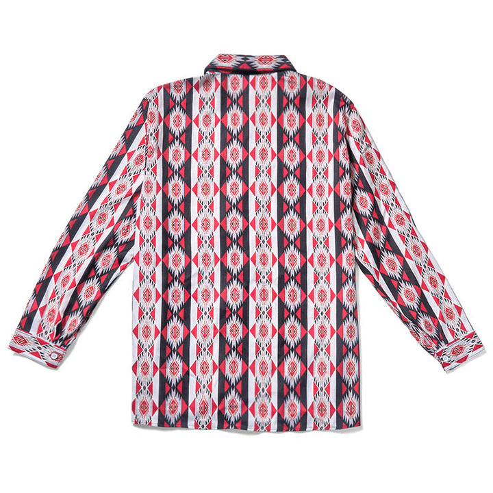 Chemise western imprimée géométrique navajo pour homme - image 5