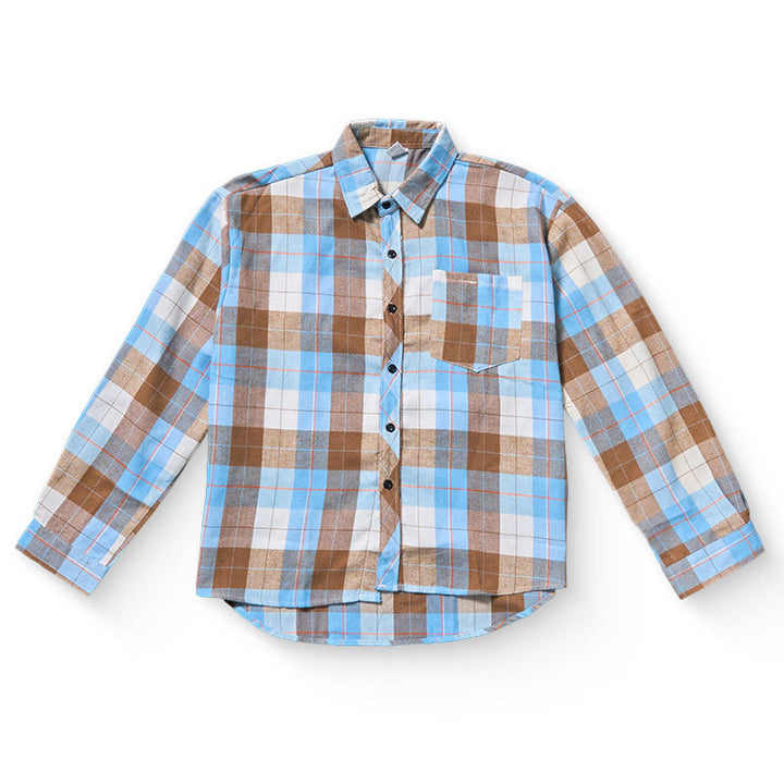 Chemise western rétro à carreaux pour homme, manches longues - image 6