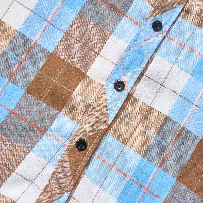 Chemise western rétro à carreaux pour homme, manches longues - image 11