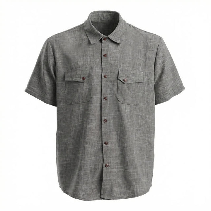 Chemise décontractée de style western pour homme avec poches poitrine - image 8