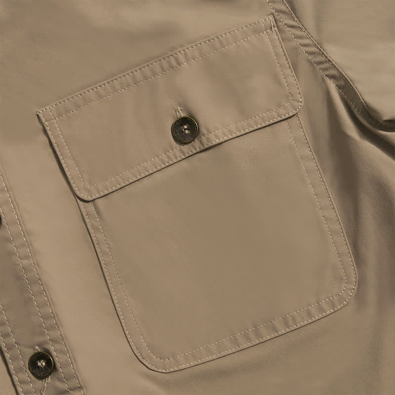 Chemise de travail d'été pour homme, style cowboy, avec poches poitrine - image 9