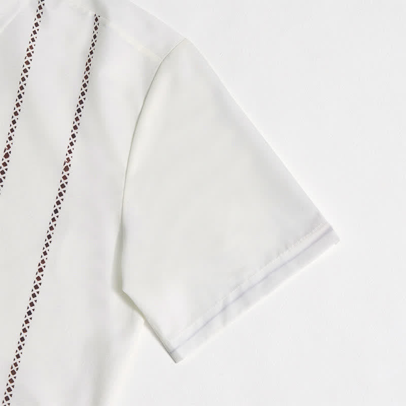 Chemise d'été décontractée pour homme à manches courtes imprimée en 3D - image 19