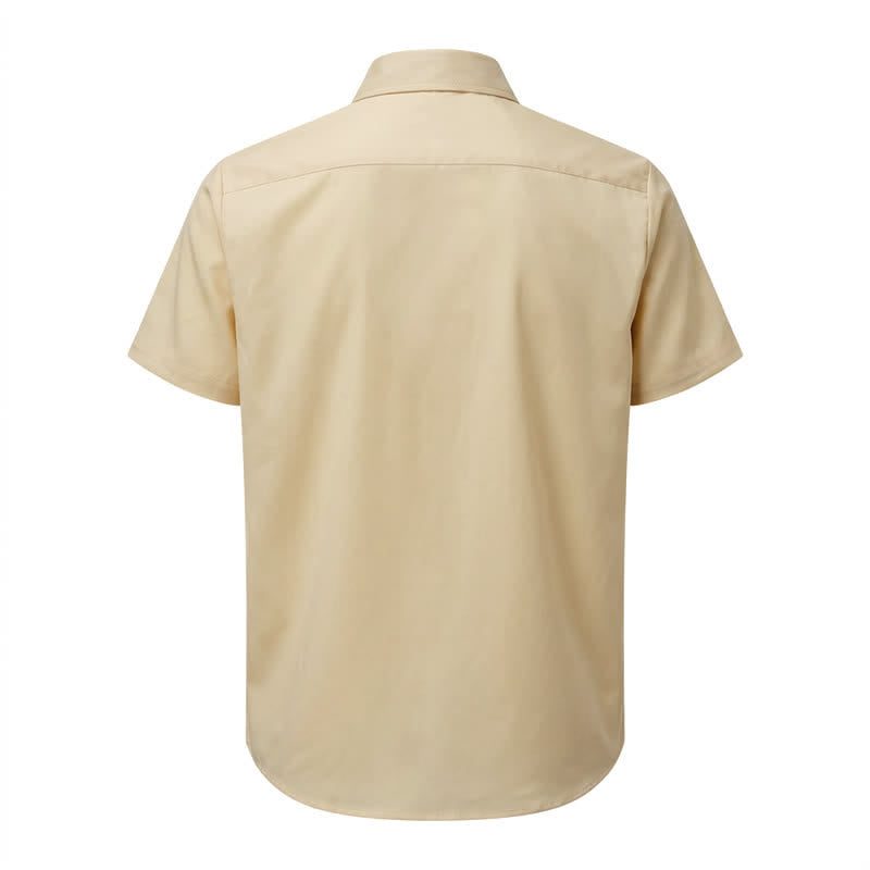 Chemise western pour homme avec empiècement contrasté imprimé en 3D et motifs à volutes. - image 9