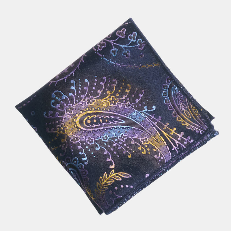 Ensemble de 3 pièces pour homme, gilet habillé à motif cachemire rétro - image 12
