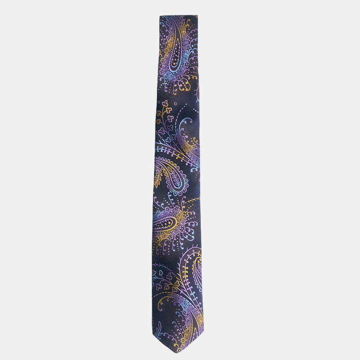 Ensemble de 3 pièces pour homme, gilet habillé à motif cachemire rétro - image 13