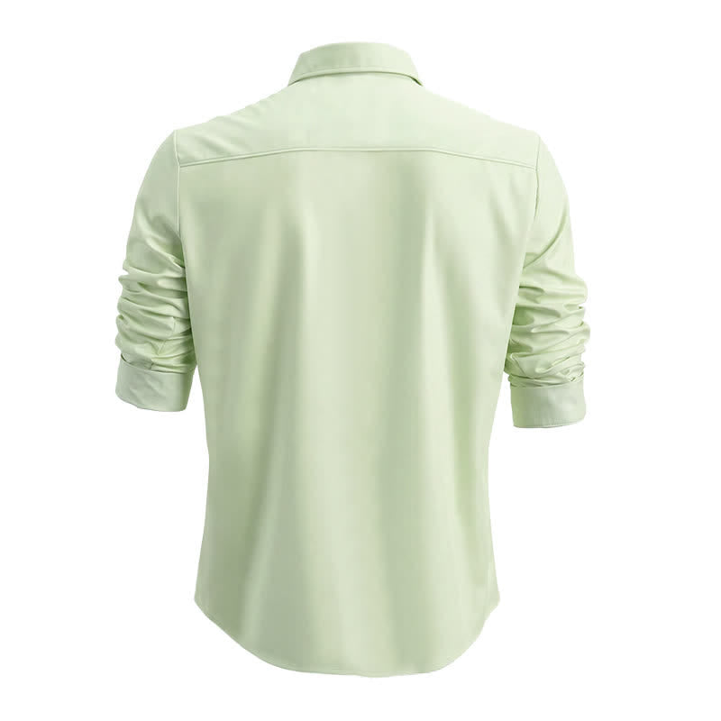 Chemise western à manches longues pour homme, imprimée en 3D avec des volutes baroques - image 5