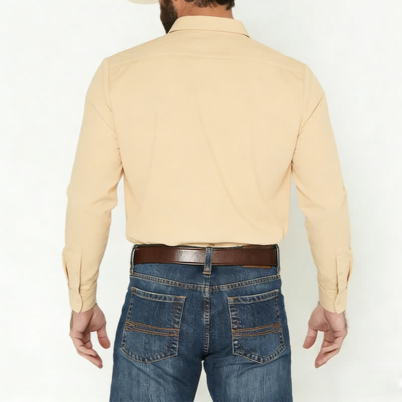 Chemise imprimée 3D style cowboy traditionnel pour homme - image 2