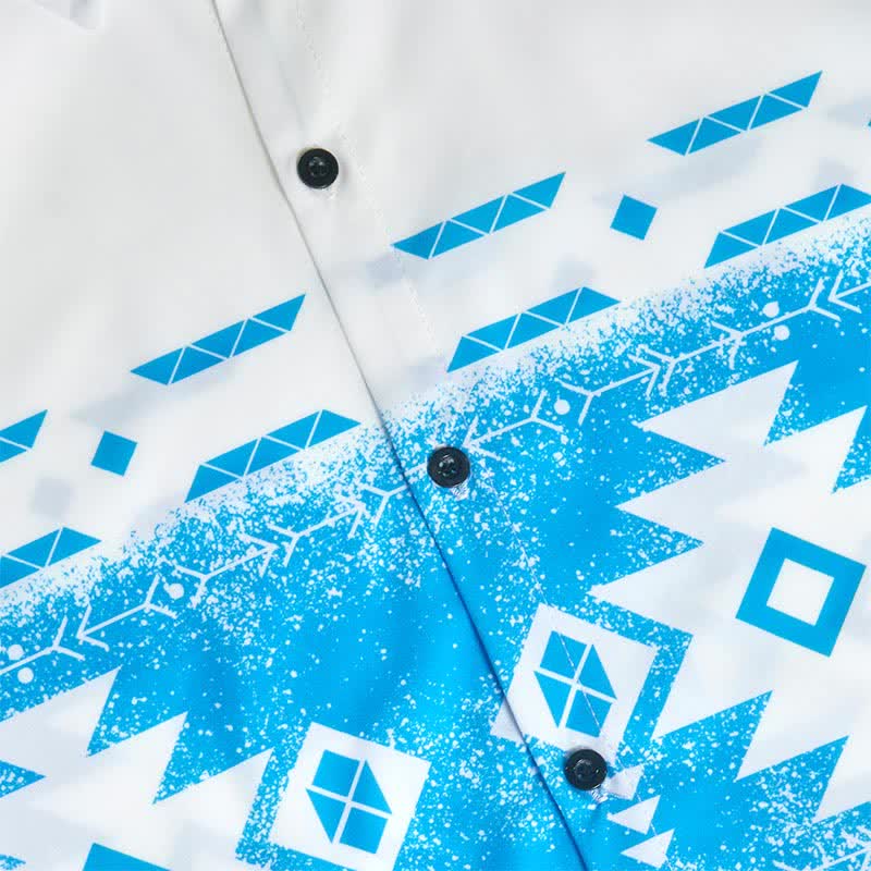 Chemise western pour homme à imprimé géométrique aztèque du sud-ouest - image 8
