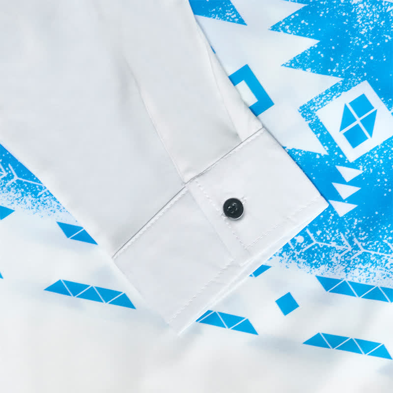 Chemise western pour homme à imprimé géométrique aztèque du sud-ouest - image 9