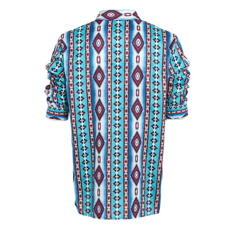Chemise imprimée 3D American West Red Diamond pour homme - image 5
