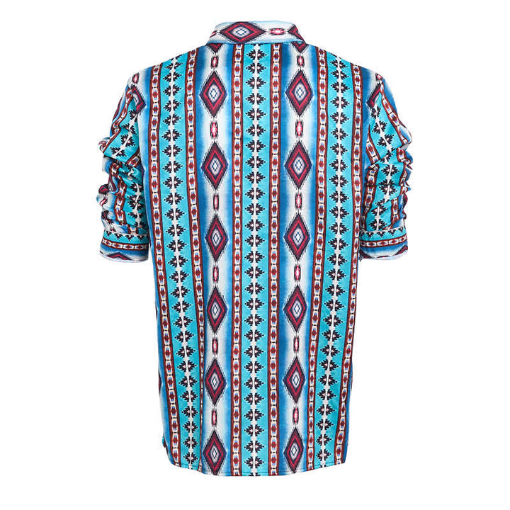 Chemise imprimée 3D American West Red Diamond pour homme - image 5
