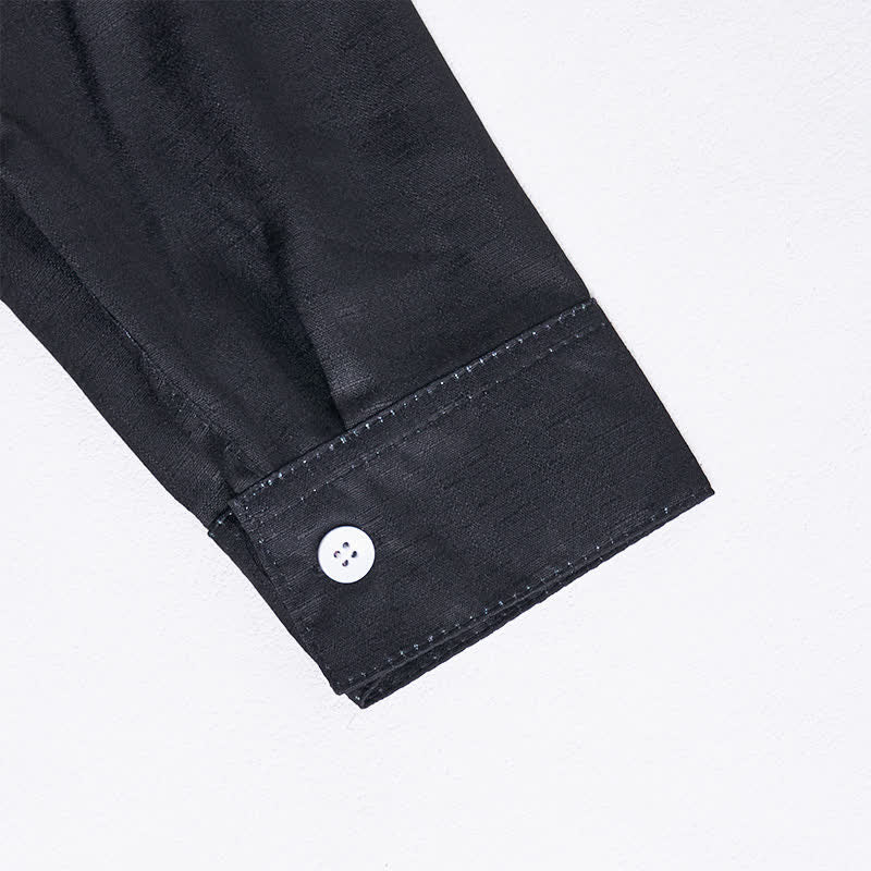 Chemise à blocs de couleurs pour homme avec imprimé cheval - image 7