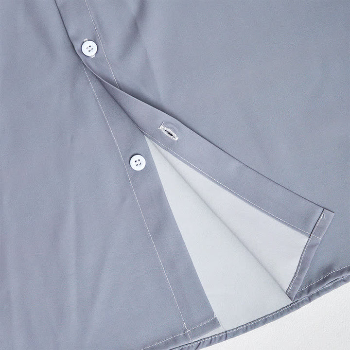 Chemise imprimée style sud-ouest américain à rayures aztèques et blocs de couleurs pour homme - image 6