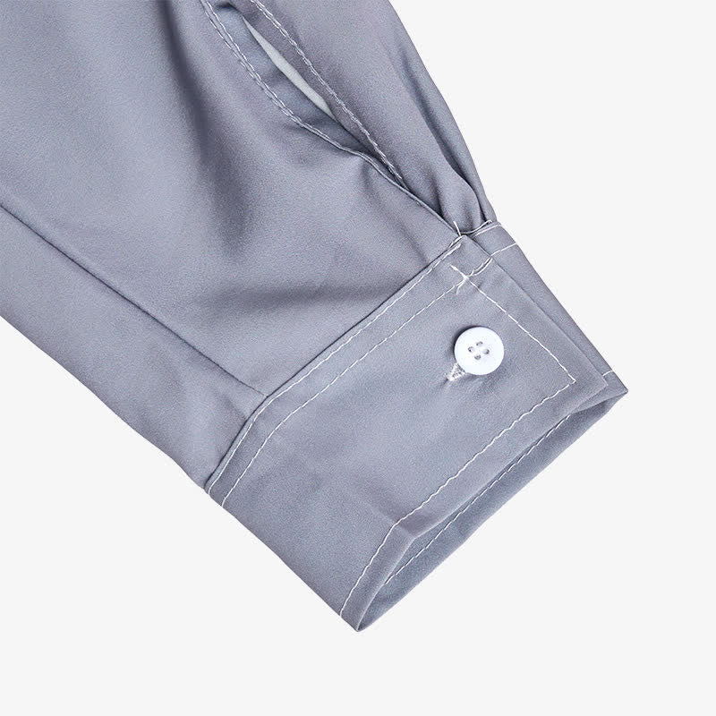 Chemise imprimée style sud-ouest américain à rayures aztèques et blocs de couleurs pour homme - image 7