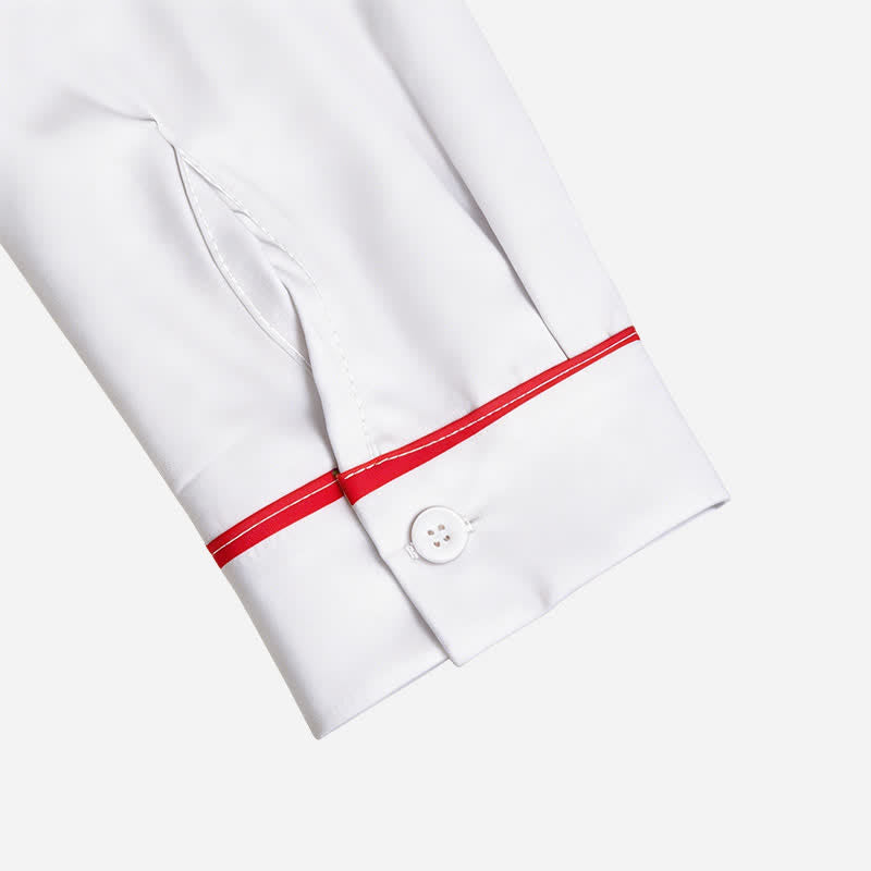 Chemise à boutons pour homme avec empiècement à motif drapeau américain western - image 8