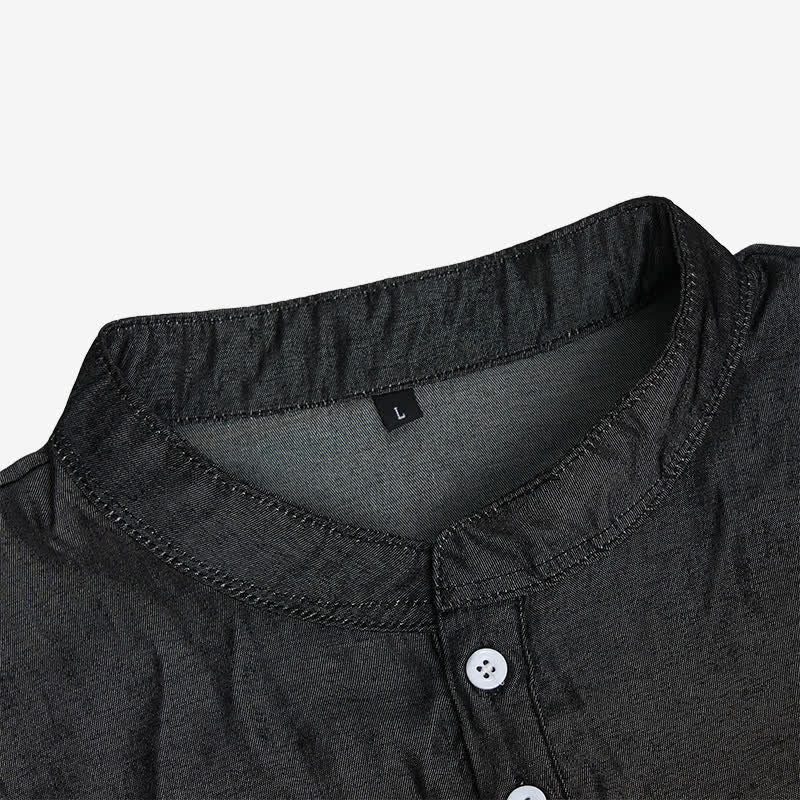 T-shirt sans manches d'été pour homme, couleur délavée - image 8