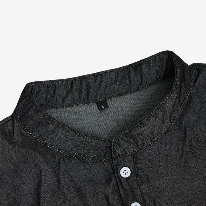 T-shirt sans manches d'été pour homme, couleur délavée - image 8