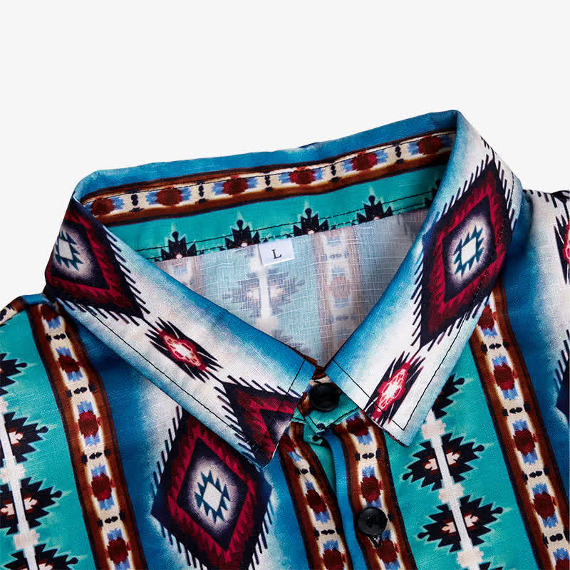 Chemise imprimée 3D American West Red Diamond pour homme - image 6