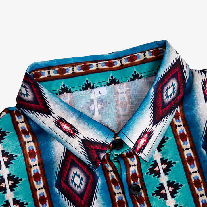 Chemise imprimée 3D American West Red Diamond pour homme - image 6