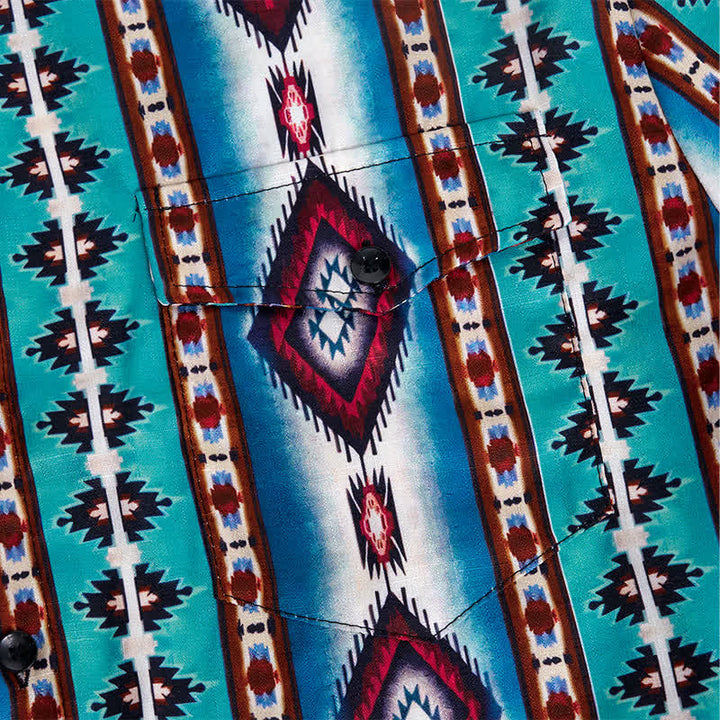 Chemise imprimée 3D American West Red Diamond pour homme - image 7