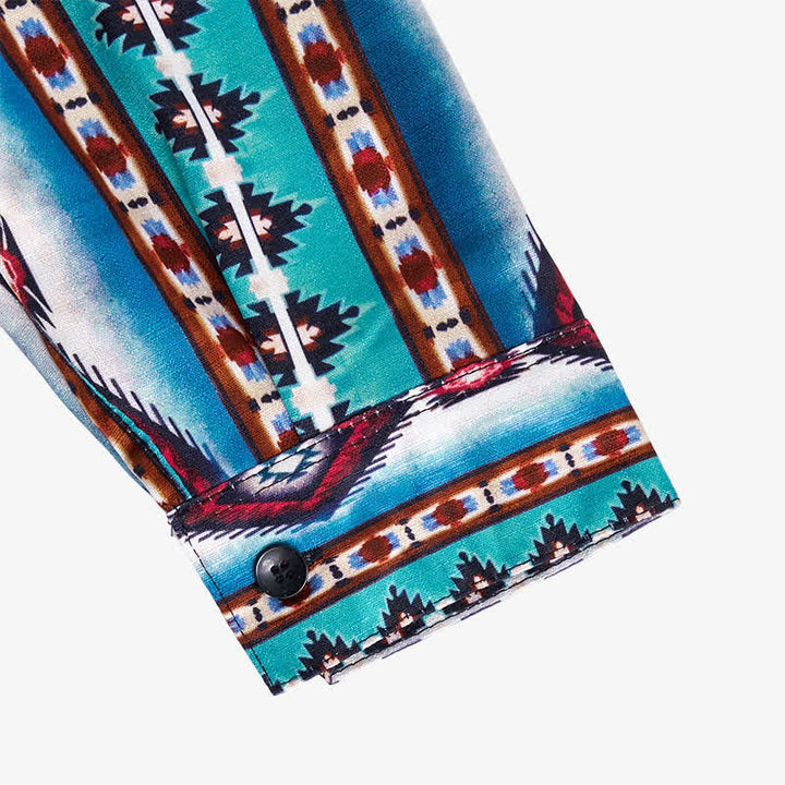 Chemise imprimée 3D American West Red Diamond pour homme - image 9