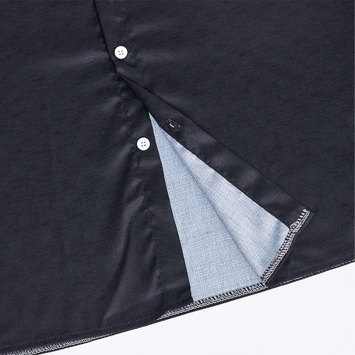Chemise de cowboy bleue pour homme, imprimée en 3D avec un motif aztèque du sud-ouest. - image 6