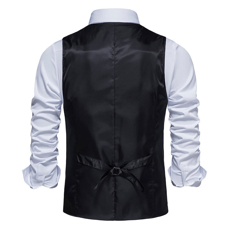 Gilet à carreaux vintage pour homme - image 9