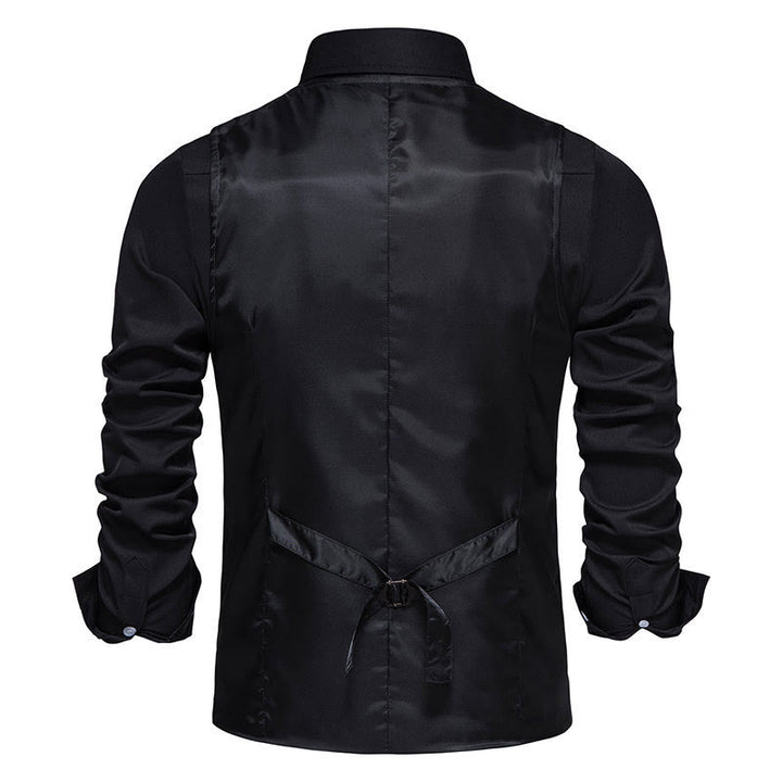 Gilet à carreaux vintage pour homme - image 6
