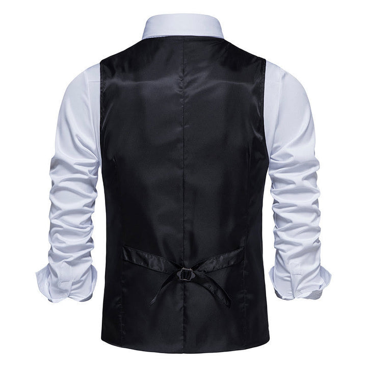Gilet à carreaux vintage pour homme - image 9