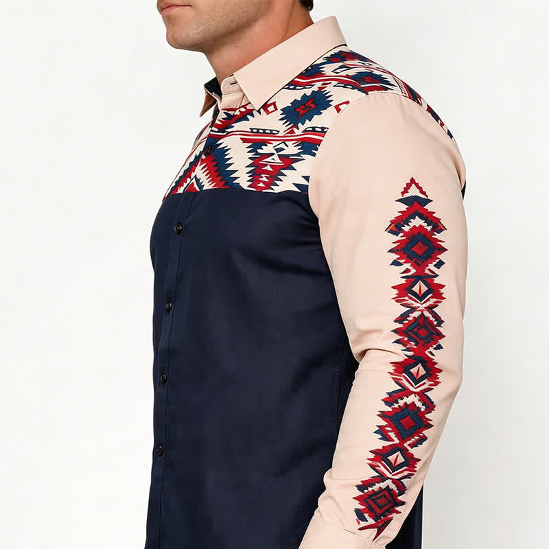 Chemise western homme Rugged Spirit à imprimé aztèque du Sud-Ouest - image 3