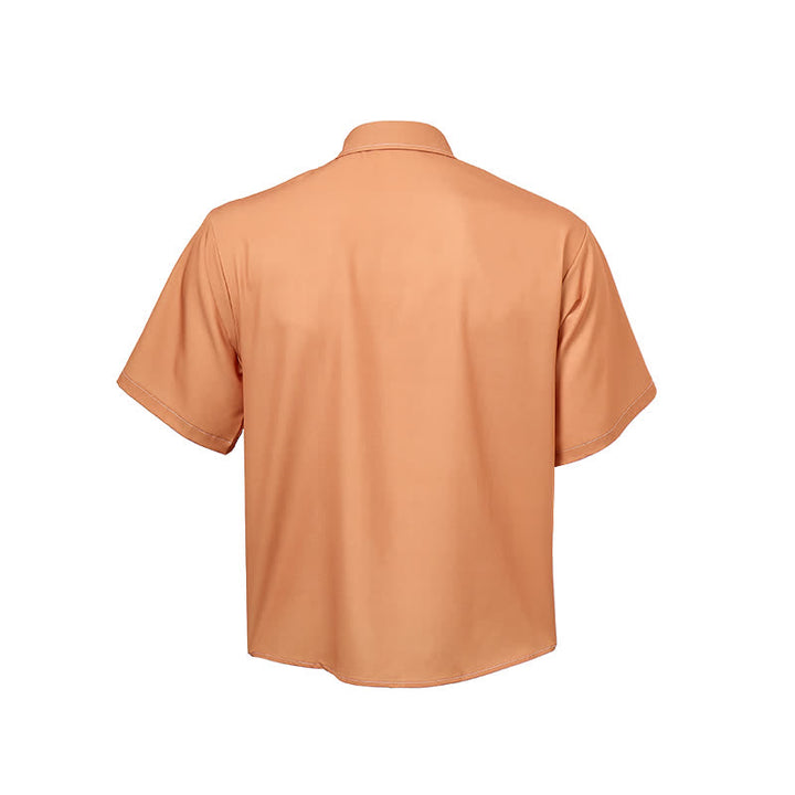 Chemise ethnique occidentale à imprimé géométrique aztèque pour homme - image 9