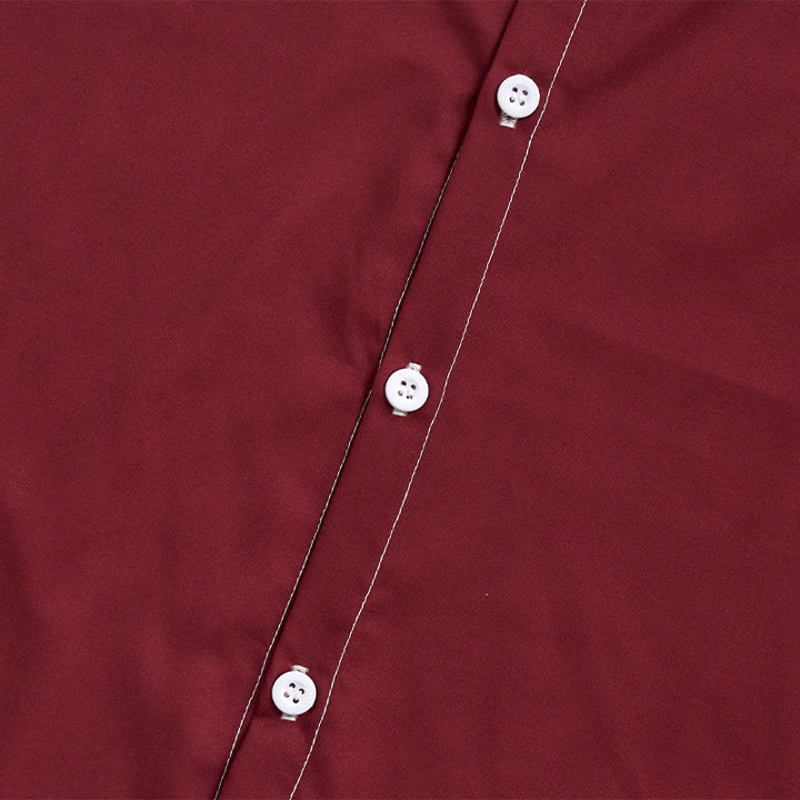 Chemise sophistiquée à manches longues de style rétro pour homme - image 6