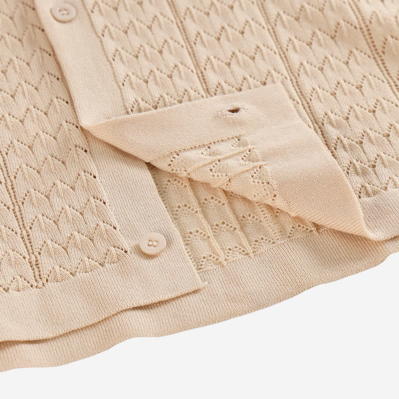 Chemise en maille unie pour homme, col cubain - image 9