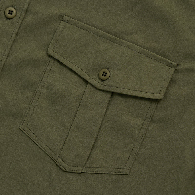 Chemise de travail à manches longues pour homme, double poche, idéale pour les activités de plein air - image 6