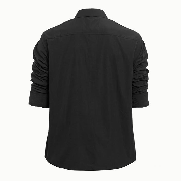 Chemise de travail à manches longues pour homme, double poche, idéale pour les activités de plein air - image 12