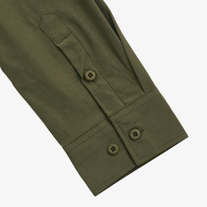 Chemise de travail à manches longues pour homme, double poche, idéale pour les activités de plein air - image 8