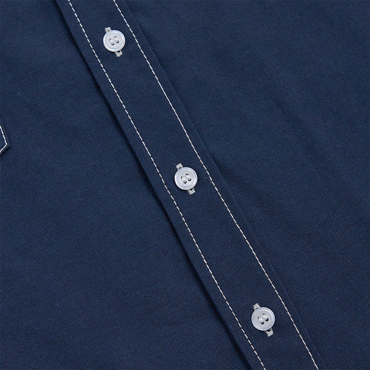 Chemise à manches longues boutonnée style western rétro pour homme - image 15