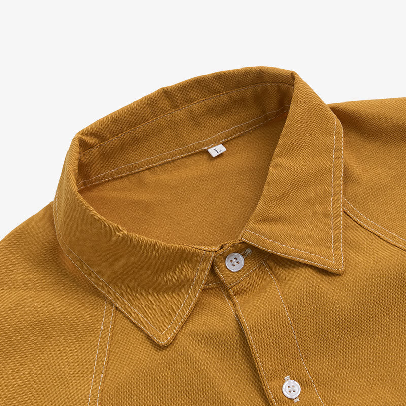 Chemise à manches longues boutonnée style western rétro pour homme - image 9