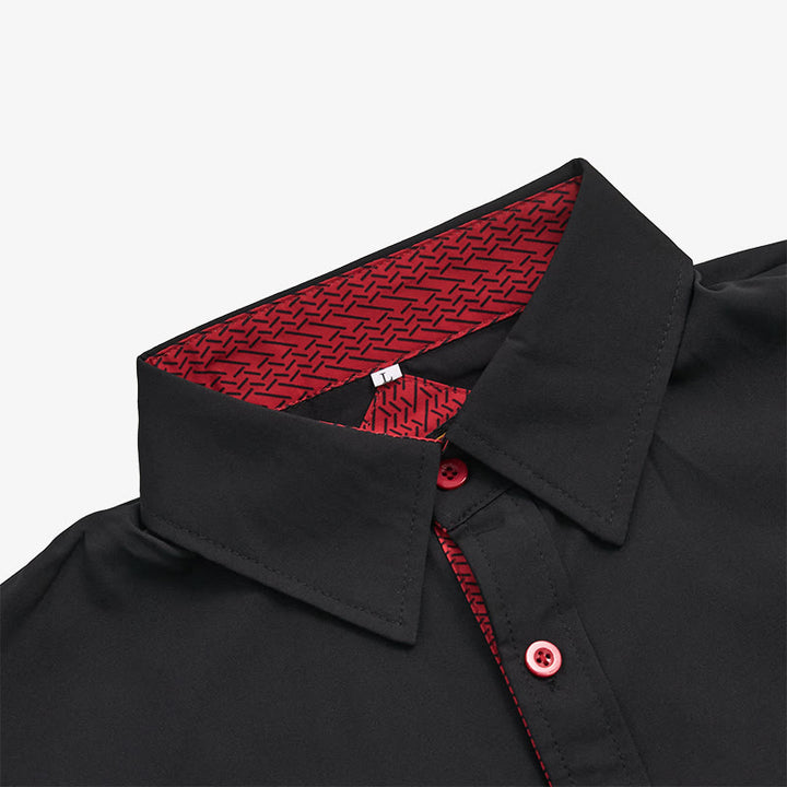 Chemise homme unie à manches courtes, boutonnée et avec poche poitrine - image 6