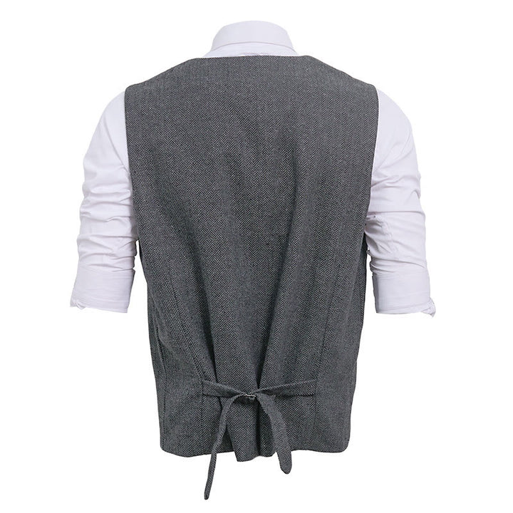 Gilet de ville décontracté pour homme, coupe ample, col en V - image 19