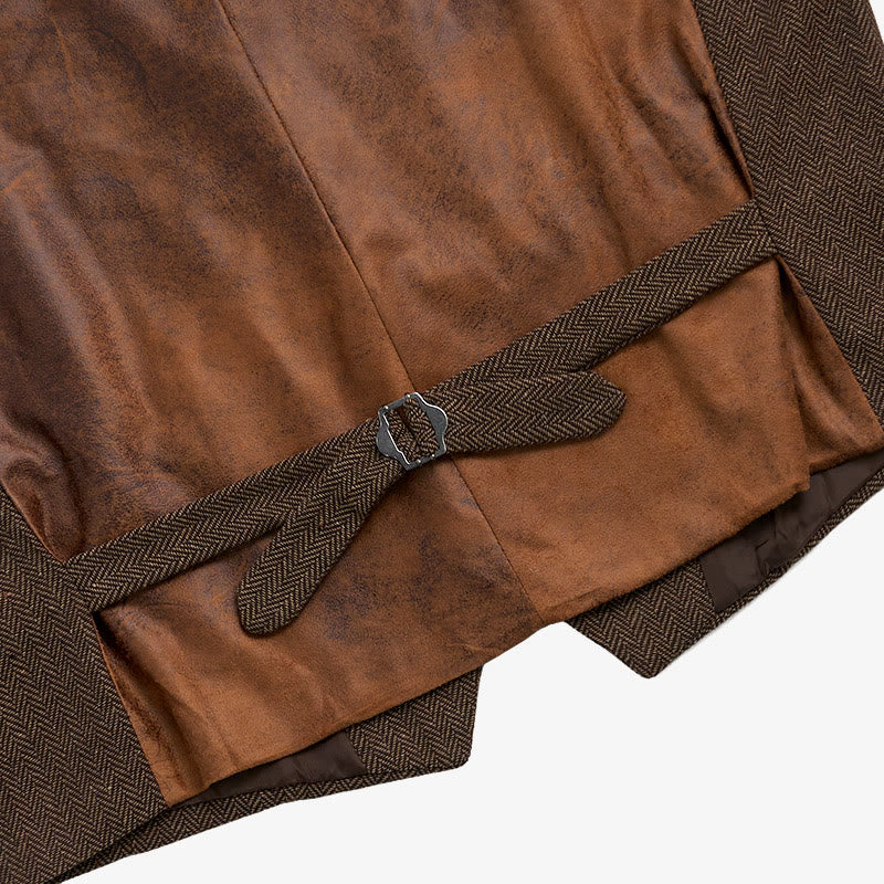 Gilet de ville décontracté pour homme, coupe ample, col en V - image 9