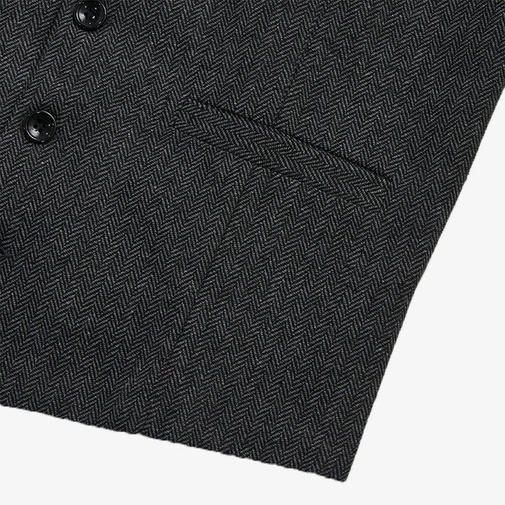 Gilet de ville décontracté pour homme, coupe ample, col en V - image 15