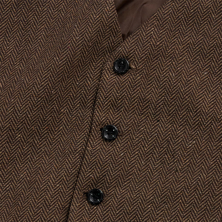 Gilet de ville décontracté pour homme, coupe ample, col en V - image 8