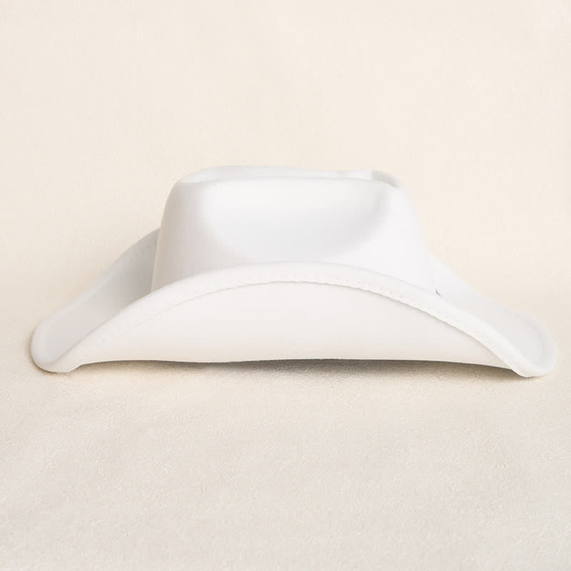 Chapeau de cowboy pour homme avec garniture de chaîne papillon - image 3