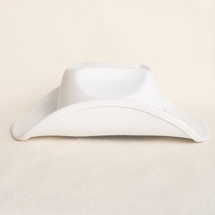 Chapeau de cowboy pour homme avec garniture de chaîne papillon - image 3