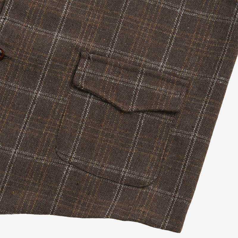 Gilet à carreaux vintage pour homme - image 13