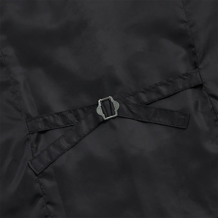 Gilet à carreaux vintage pour homme - image 11